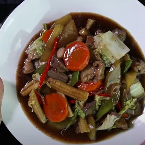 Chopsuey with Oyster Sauce (MASARAP) Pinoy Recipe Friend Cheap Menu