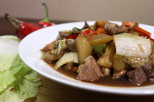 How to cook chopsuey with oyster sauce