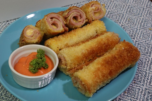 How to Make Ham and Cheese Roll - Pinoy Merienda