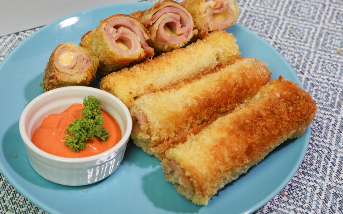 How to Make Ham and Cheese Roll Pinoy Merienda Friend Cheap Menu