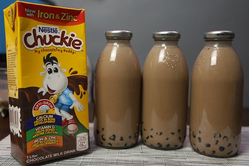 Chuckie with Tapioca Pearl Drink