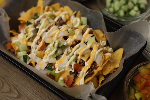 how to make beef nachos using mr chips