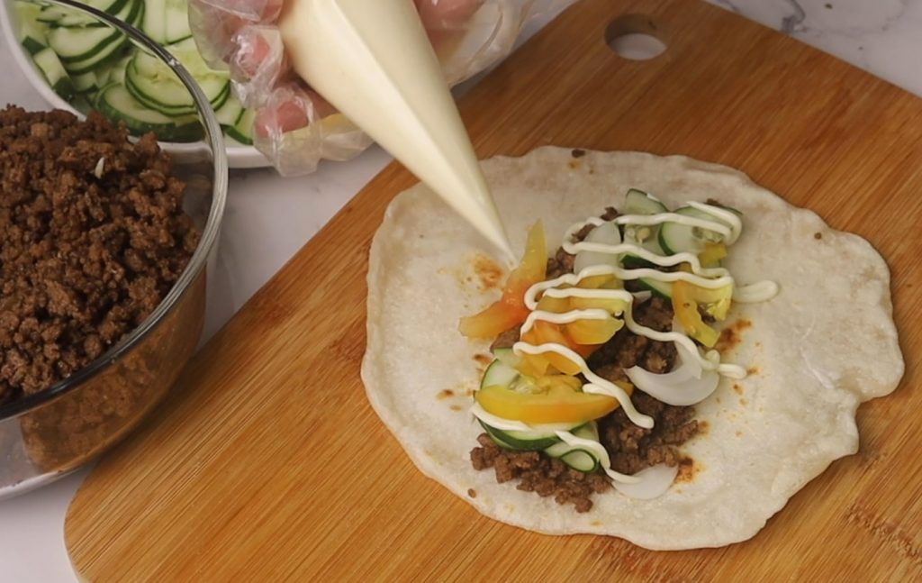 Beef Shawarma Recipe with Garlic Mayo Sauce Friend Cheap Menu