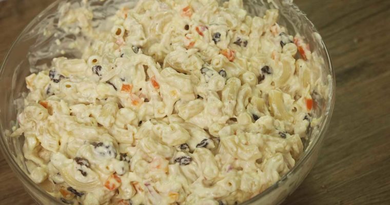 How To Make Chicken Macaroni Salad Recipe – Pinoy Style