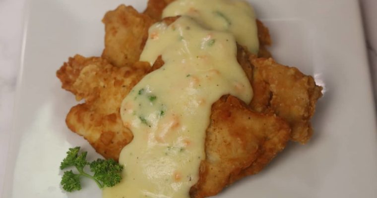 CHICKEN FILLET ALA KING ( How To Cook Chicken Fillet and Ala King Sauce )
