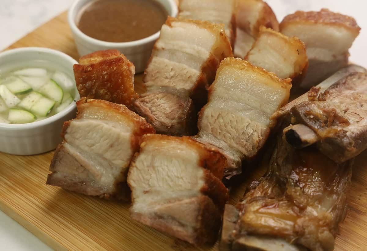 Super Crispy LECHON KAWALI Recipe - Friend Cheap Menu