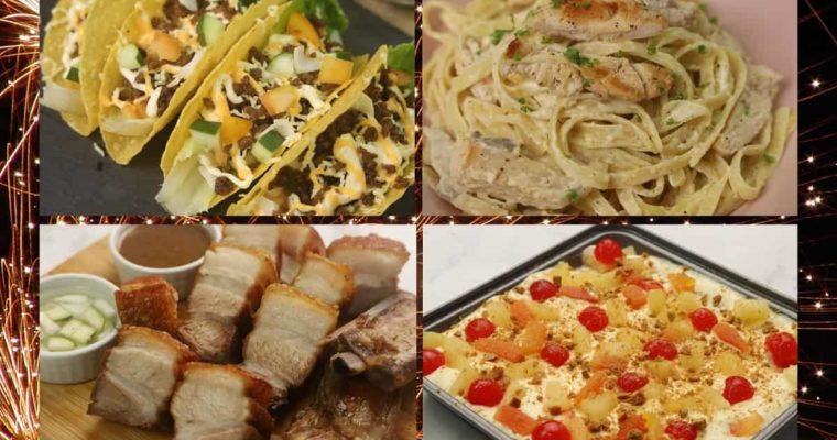 4 RECIPES FOR NEW YEAR (Perfect Recipes for Media Noche)