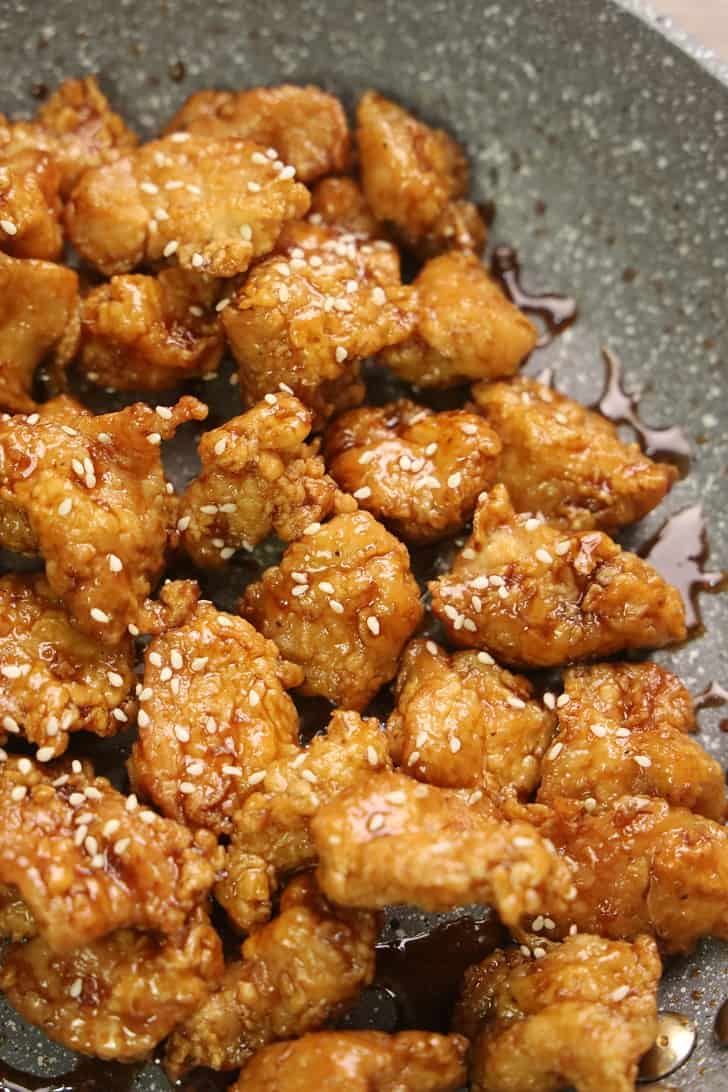Sweet Soy Garlic Chicken Popcorn (Chicken Poppers) Friend Cheap Menu
