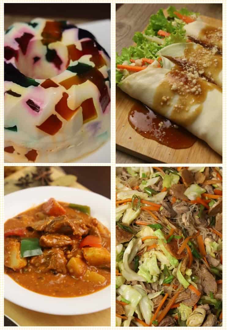 FILIPINO CHRISTMAS RECIPES: Lumpiang Sariwa / Beef Caldereta