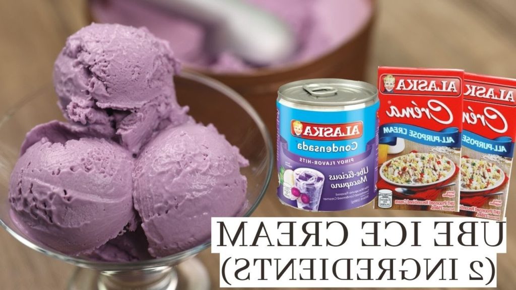 Ube Macapuno ice cream