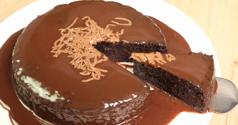 Simple Chocolate Cake Recipe – NO-BAKE CAKE