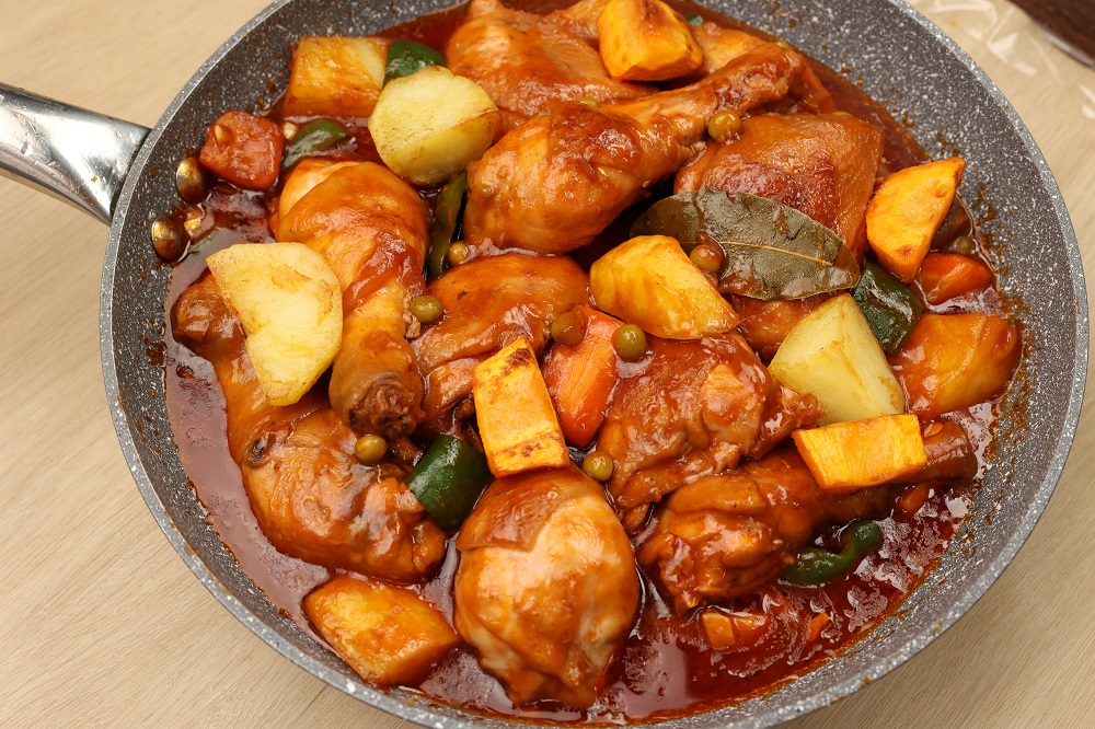 Chicken Afritada Recipe with Tomato Paste - Filipino Style
